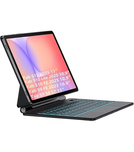 Samsung Original Bluetooth Tab S8 Ultra Keyboard Book Cover, Black